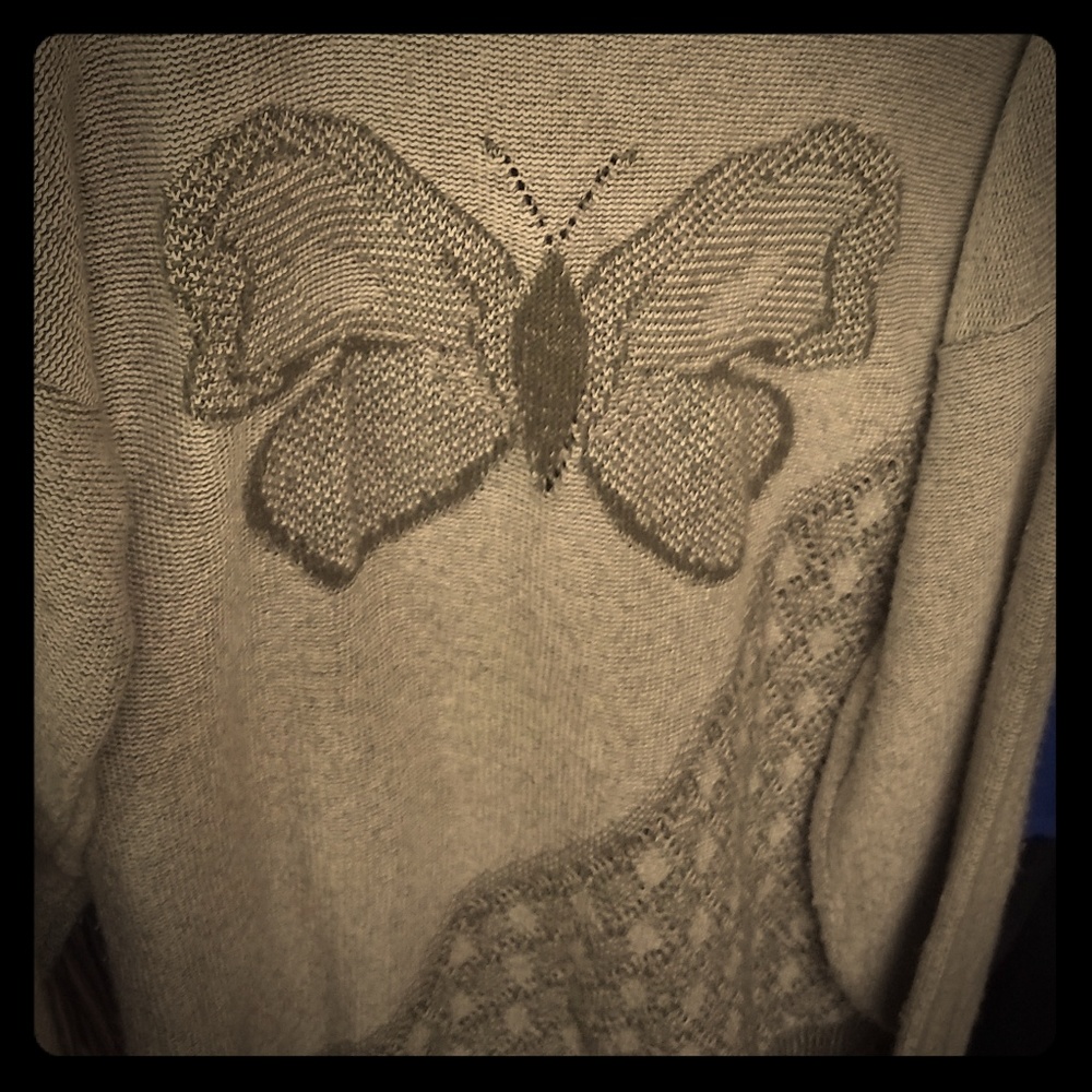 Vintage Butterfly Sweater